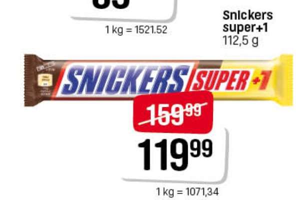 Snickers Super +1