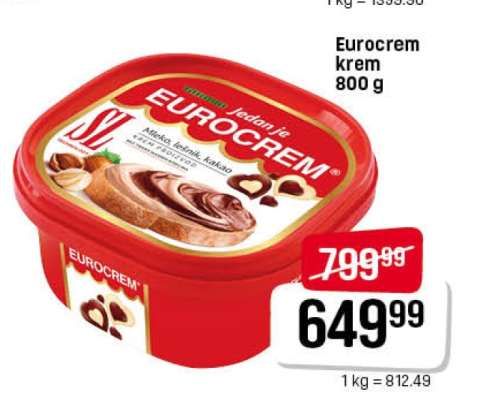 Eurocrem krem 800 g