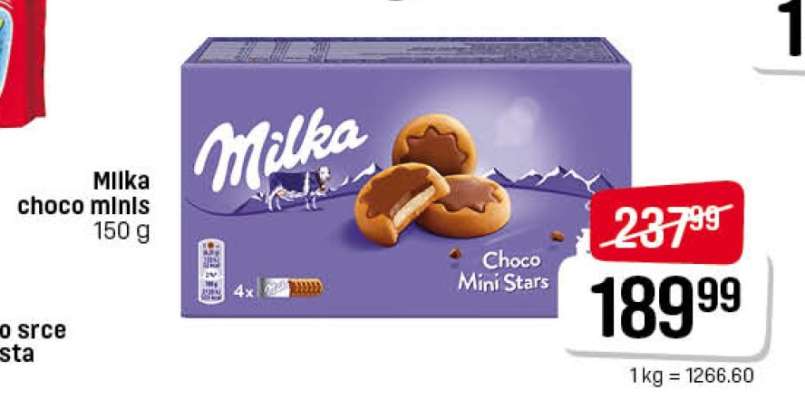 MILKA CHOCO MINI STARS