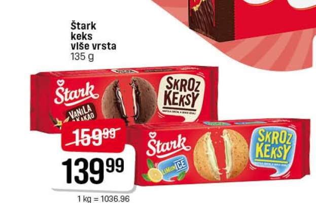 Štark keks više vrsta