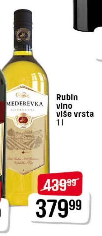 Rubin vino više vrsta 1 l