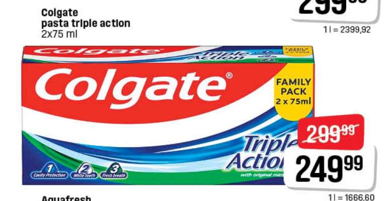 Colgate pasta triple action