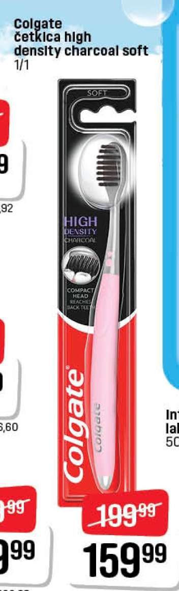 Colgate Četkica high density charcoal soft