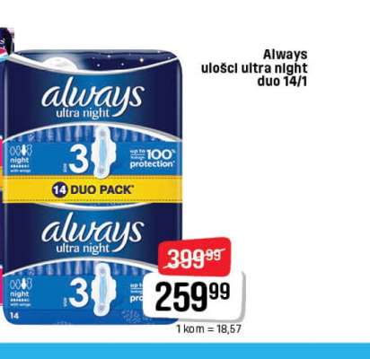 Always uložci ultra night duo 14/1