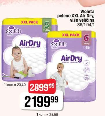 Violeta pelene XXL Air Dry