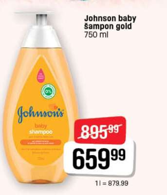 Johnson baby šampon gold