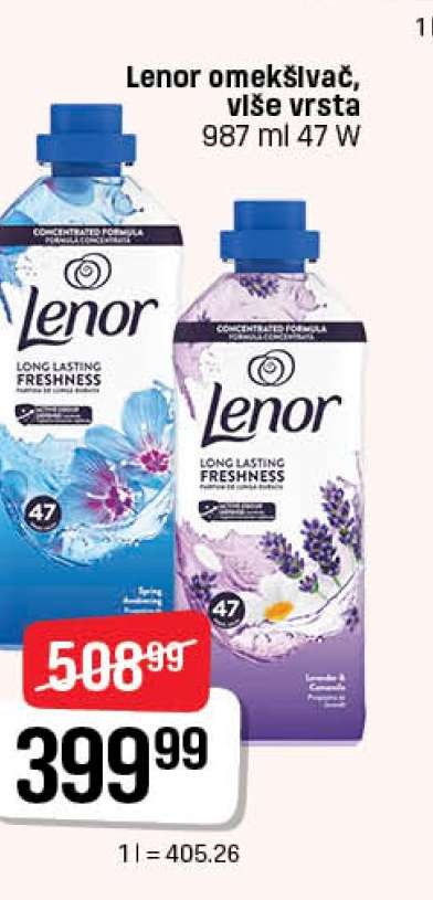 Lenor omekšivač više vrsta