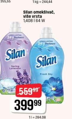 Silan omekšivač, više vrsta