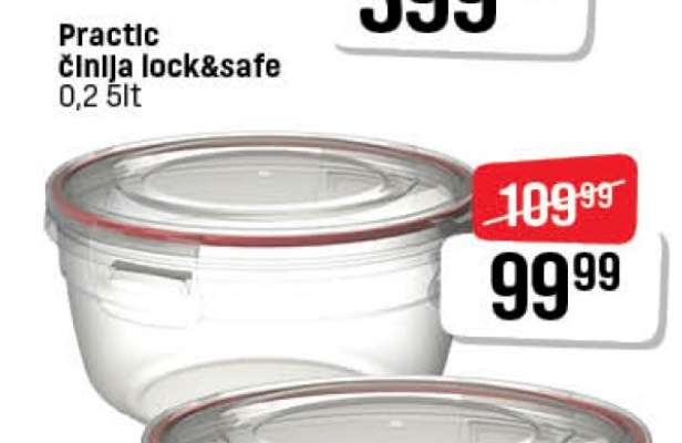 Practic činija lock&safe