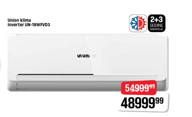Union klima inverter UN-18WFVD3