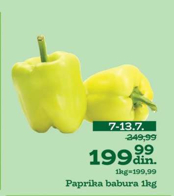 Paprika babura 1kg