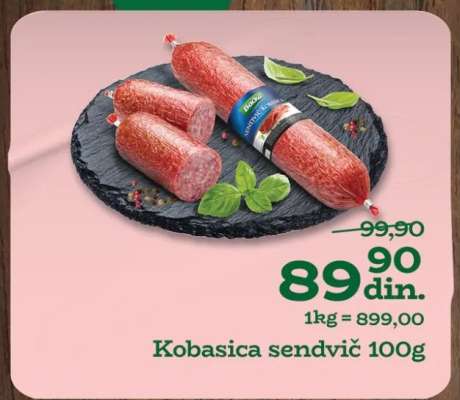 Kobasica sendvič 100g