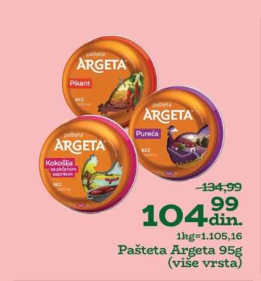 Pašteta Argeta 95g