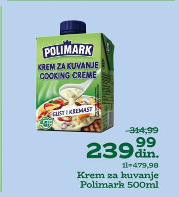 Krem za kuvanje Polimark 500ml