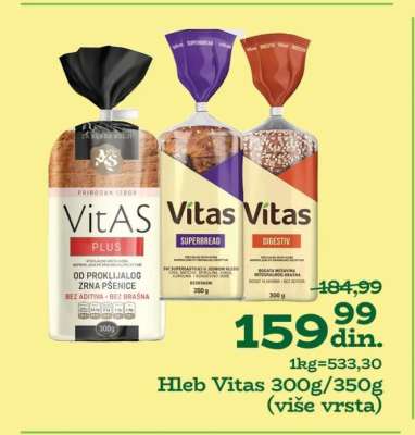 Hleb Vitas 300g/350g