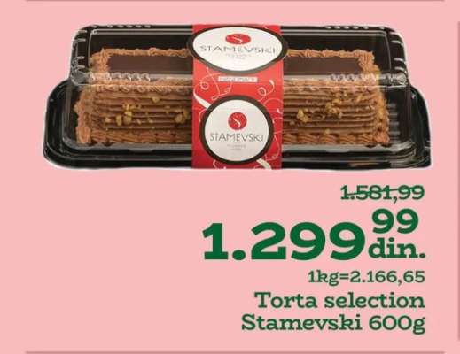 Torta selection Stamevski 600g