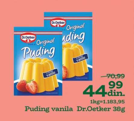 Puding vanila Dr.Oetker 38g