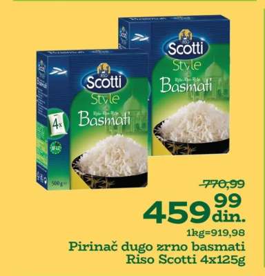Pirinac dugo zrno basmati