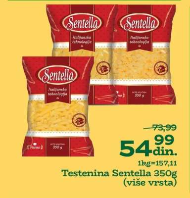 Testenina Sentella 350g