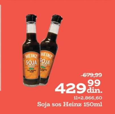 Soja sos Heinz 150ml