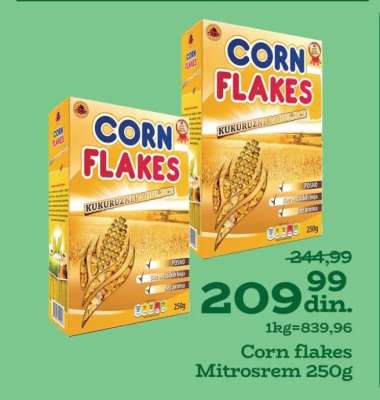 Corn flakes Mitrosrem 250g