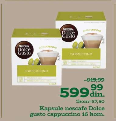 Kapsule nescafe Dolce gusto cappuccino 16 kom.