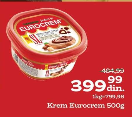 Krem Eurocrem 500g