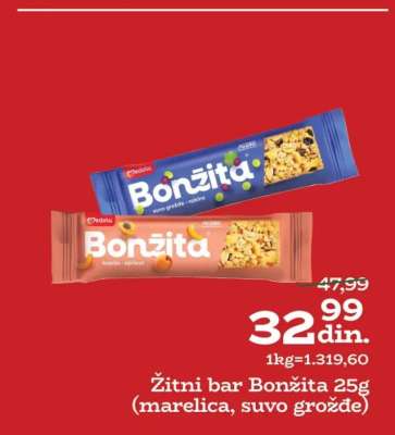 Žitni bar Bonžita 25g