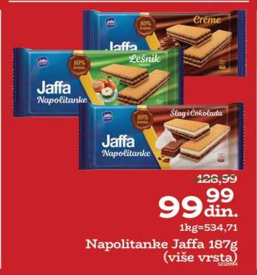 Napolitanke Jaffa 187g