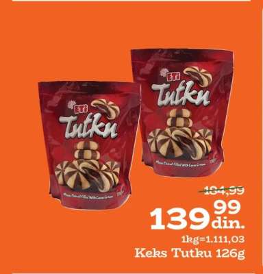 Keks Tutku 126g