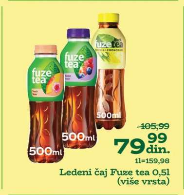 Ledeni čaj Fuze tea 0,5l