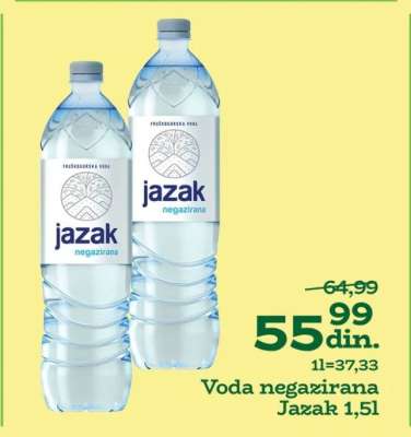 Voda negazirana Jazak 1.5l