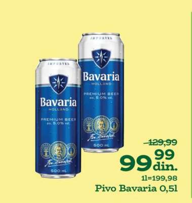 Pivo Bavaria 0.5l