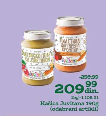 Kašica Juvitana 190g