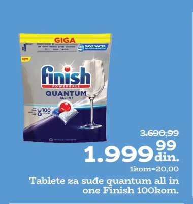 Finish Powerball Quantum All in 1