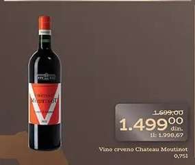 Vino crveno Chateau Moutinot