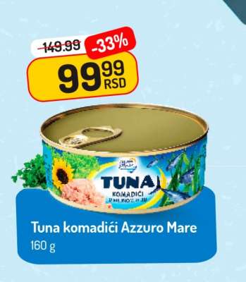 Tuna komadići Azzuro Mare