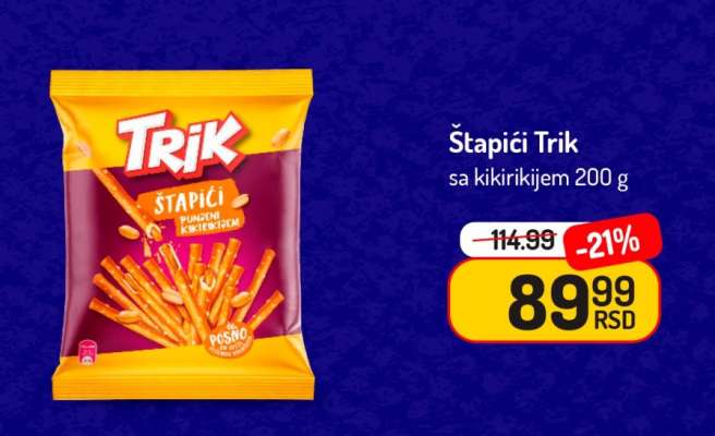 Štapići Trik sa kikirikijem 200 g