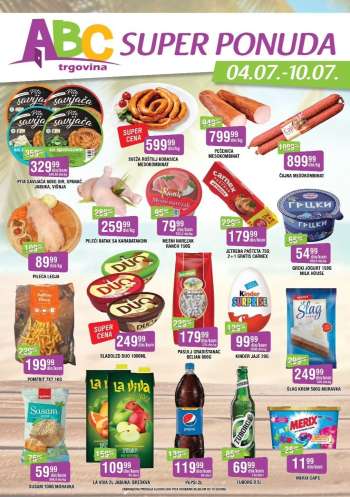 ABC Trgovina katalog - 04.07.2025 - 10.07.2025.