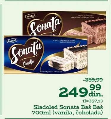 Sladoled Sonata Baš Baš