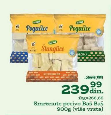 Smrznute pecivo Baš Baš