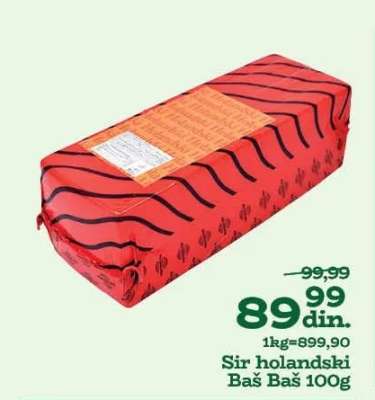 Sir holandski Baš Baš 100g