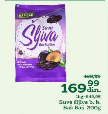 Suve šljive b. k.