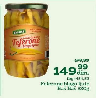 Feferone blago ljute