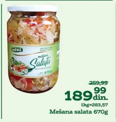 Mešana salata 670g