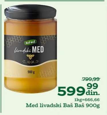 Med livadski Baš Baš 900g