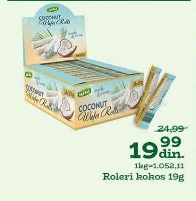 Rolerı kokos 19g