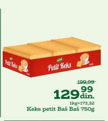 Keks petit Baš Baš 750g