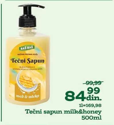 Tečni sapun milk&honey