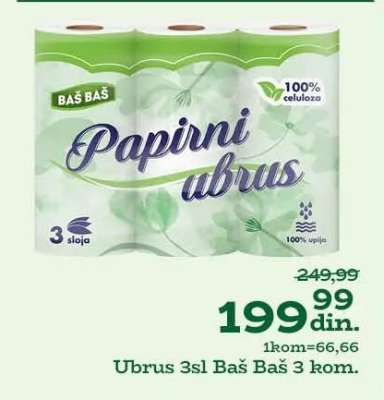 Ubrus 3sl Baš Baš 3 kom.